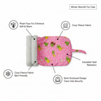 Premium Warm Cat Sleeping Bag -[Pink]