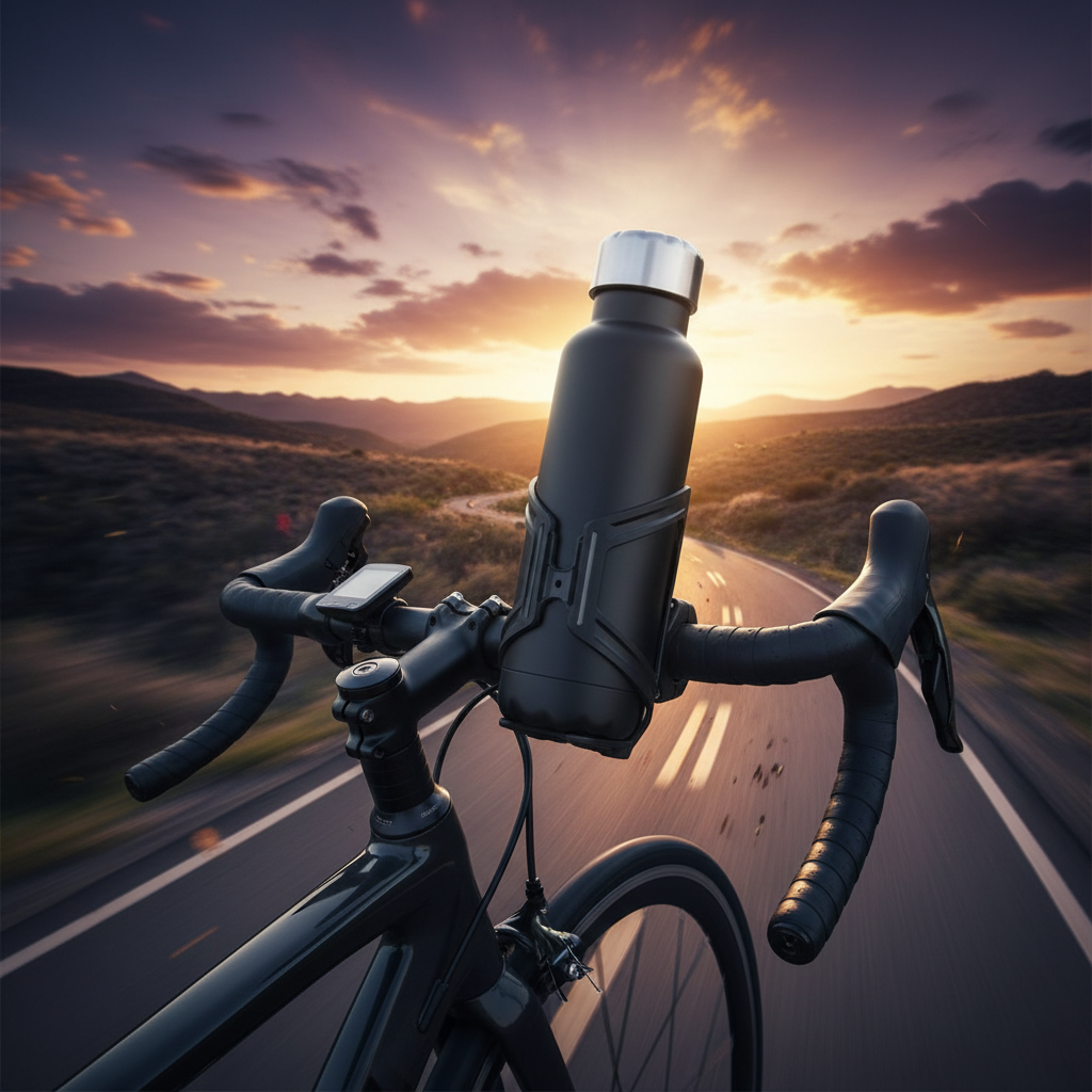 Universal Water Bottle Holder - 360 Degree Rotatable Adjustable