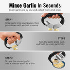 Stainless Steel Garlic Press