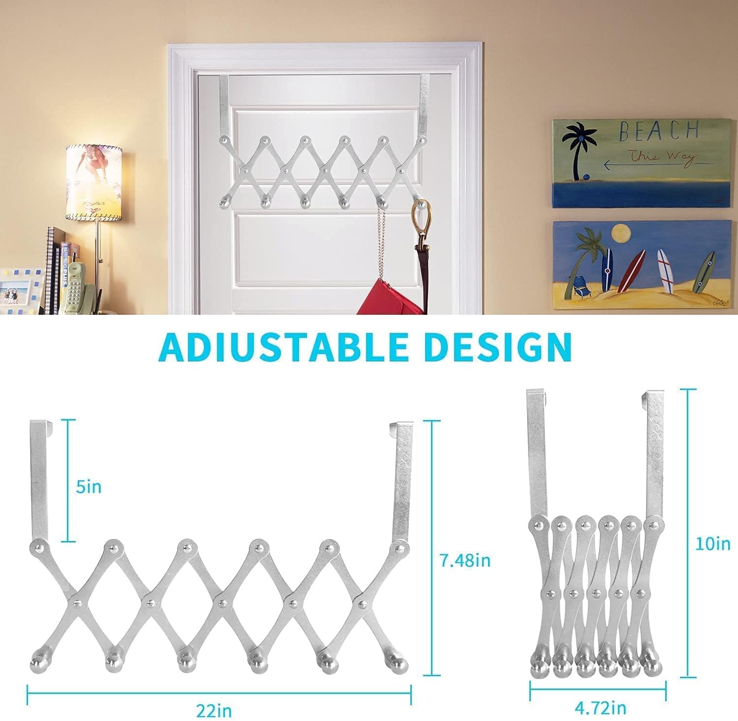 Portable Stainless Steel Door Hanger