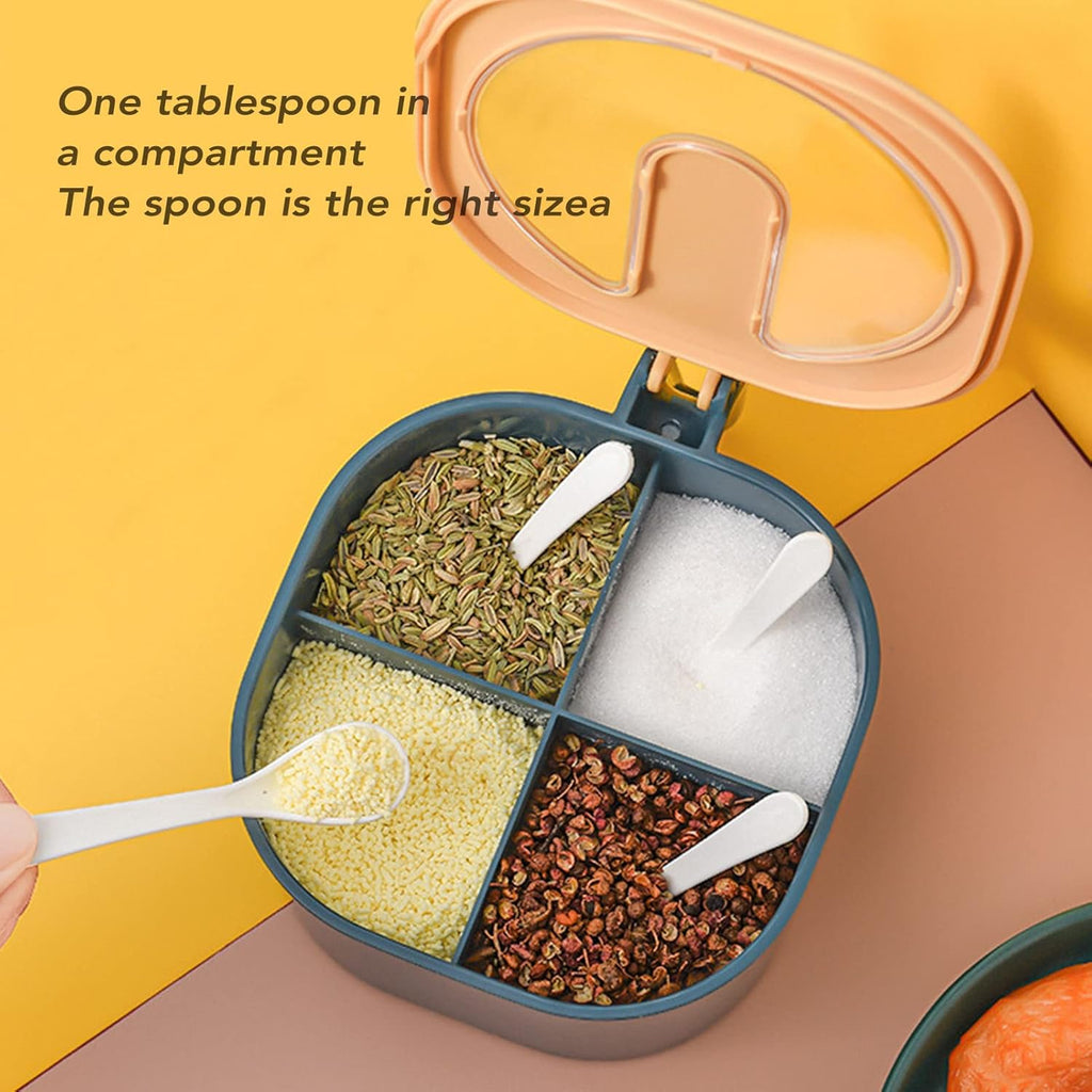 2Pcs- Kitchen Spice Storage Box
