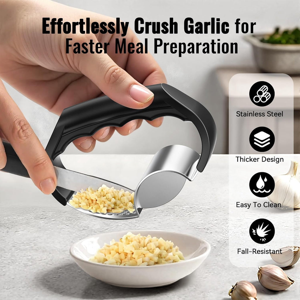 Stainless Steel Garlic Press