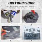 2Pcs Set- Waterproof Heat Resistance Cold Weld Metal Repair Paste