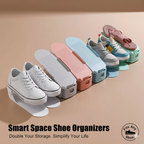 [4 Pcs] Multi-Color Shoe Slots Organizer