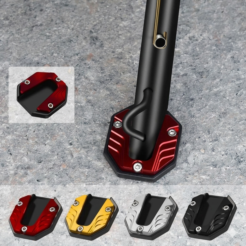 Red- Aluminum Bike Kickstand Extender