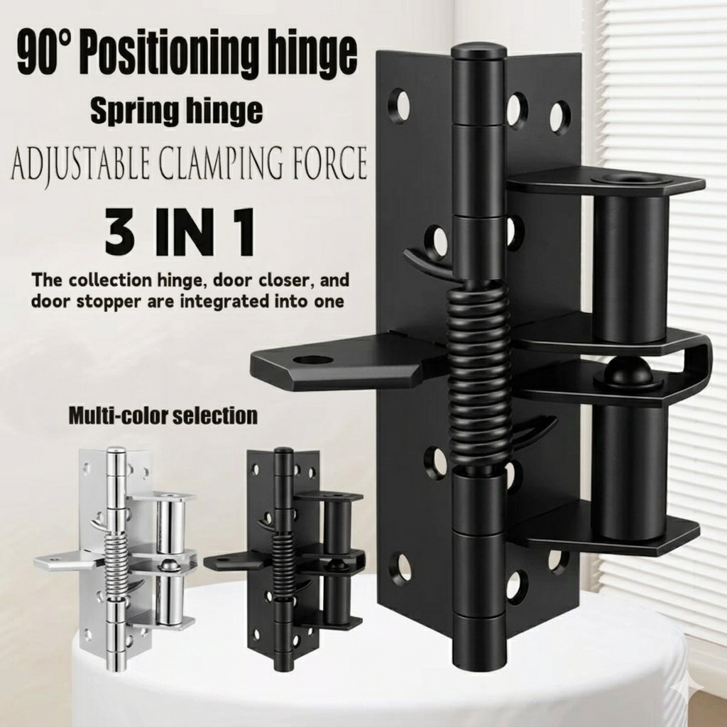 Automatic Closing 90° Hinge - Black