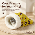Premium Warm Cat Sleeping Bag -[Yellow]