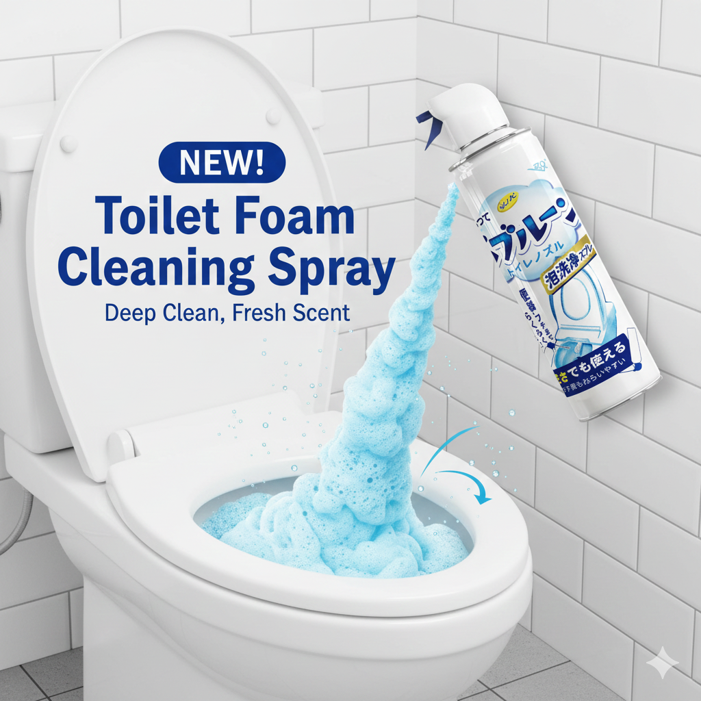 2 Pcs- Toilet Cleaning Bubble Mousse