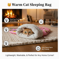 Premium Warm Cat Sleeping Bag -[Pink]