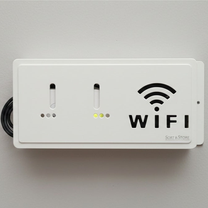 [2 Pcs] Wi-Fi Router Organizer Box