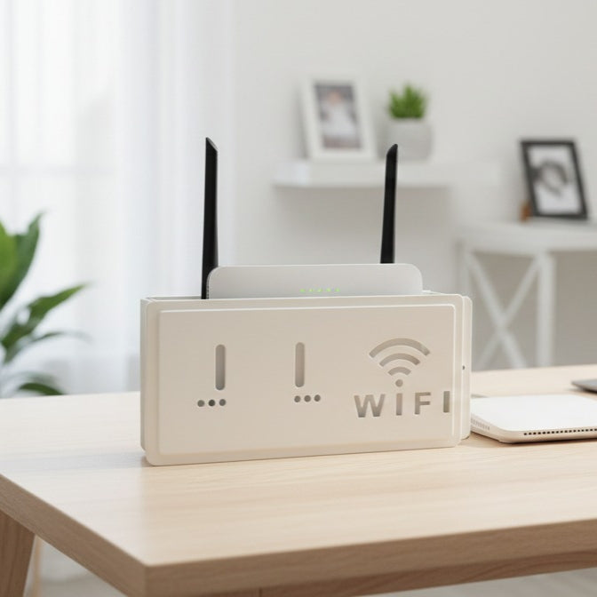 [1 Pc] Wi-Fi Router Organizer Box