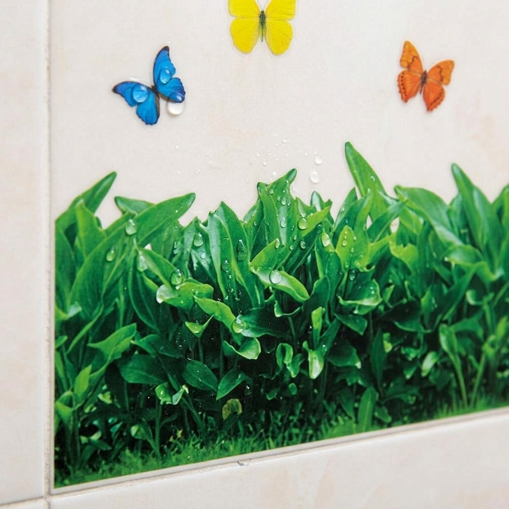 High-Quality Grass Butterfly Wall Sticker