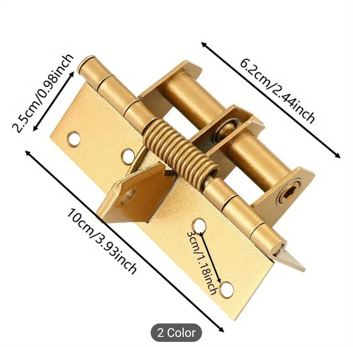 Automatic Closing 90° Hinge - Golden