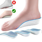 [২ - জোড়া]- Arch Support Height Increase Insoles (1.5 inch)