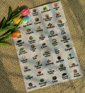 English - Luxury Kitchen Label Stickers