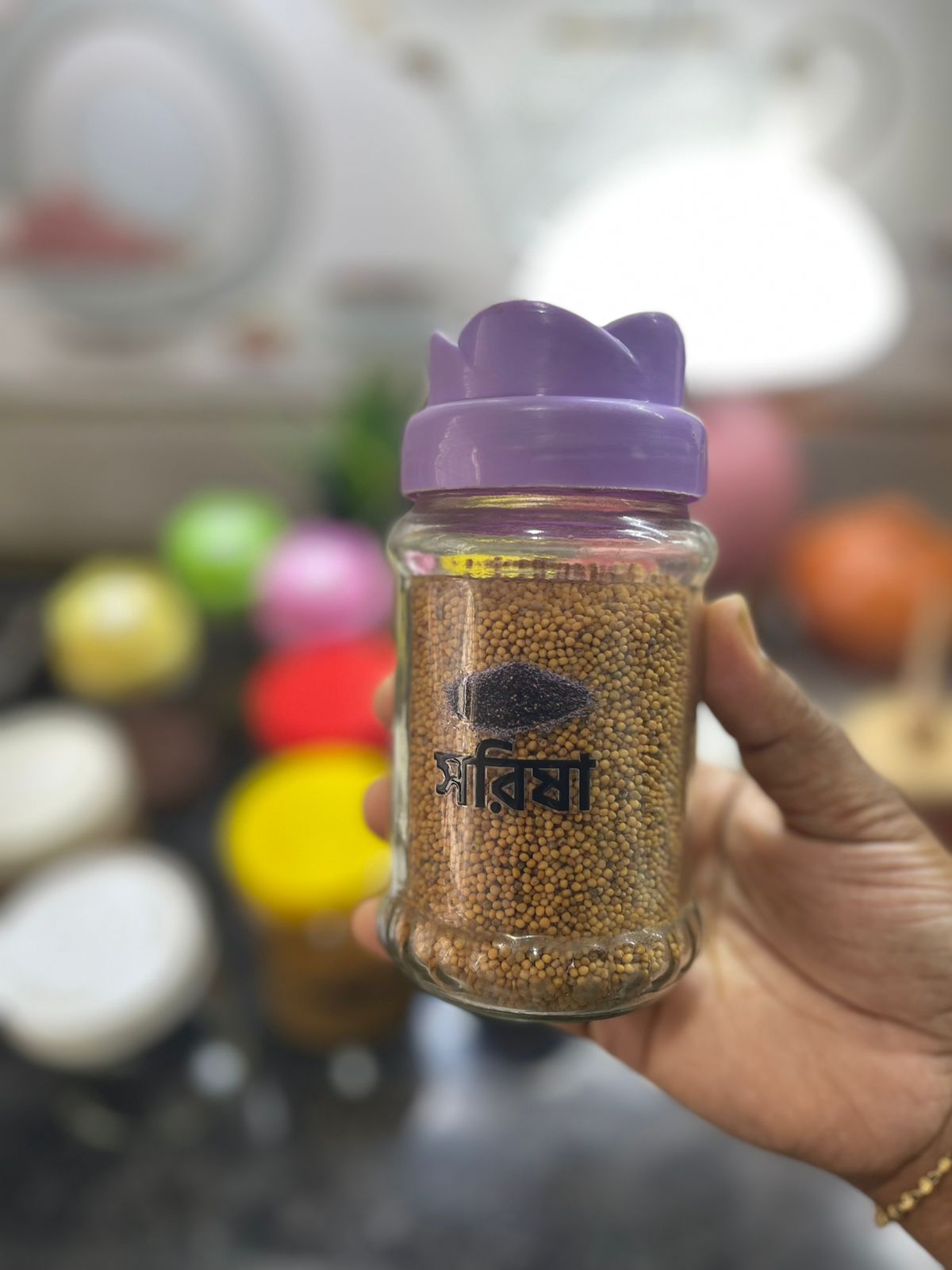 (Combo Bangla+English)- Premium Permanent Kitchen Label Sticker
