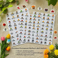 (Combo Bangla+English)- Permanent Kitchen Label Sticker