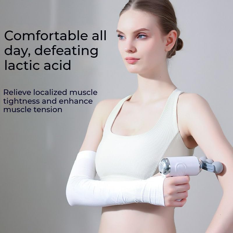 Fascia Gun – Multi-Head Muscle Massager for Neck, Arm, Leg & Full Body Relaxation