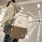 Luxury-Style School Bag -[Brown- Version 04]