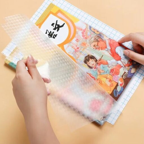 10 Pcs- Waterproof Self-Adhesive Transparent Book Cover