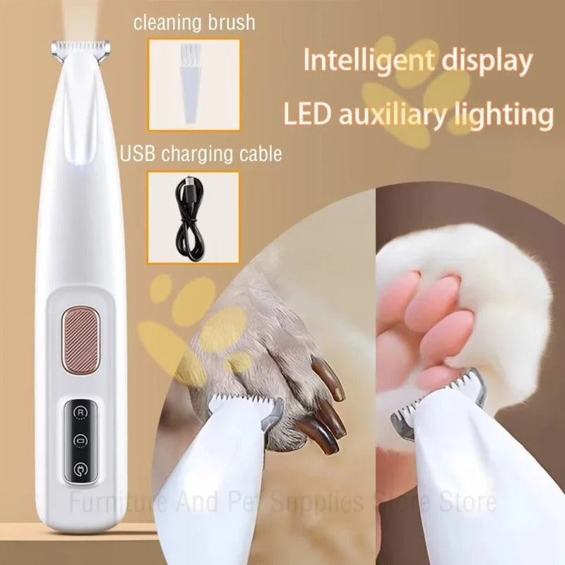 Pet Hair Trimmer with LED Display