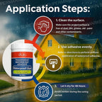 Magic Crack Seal Waterproof Glue with Brush -300g