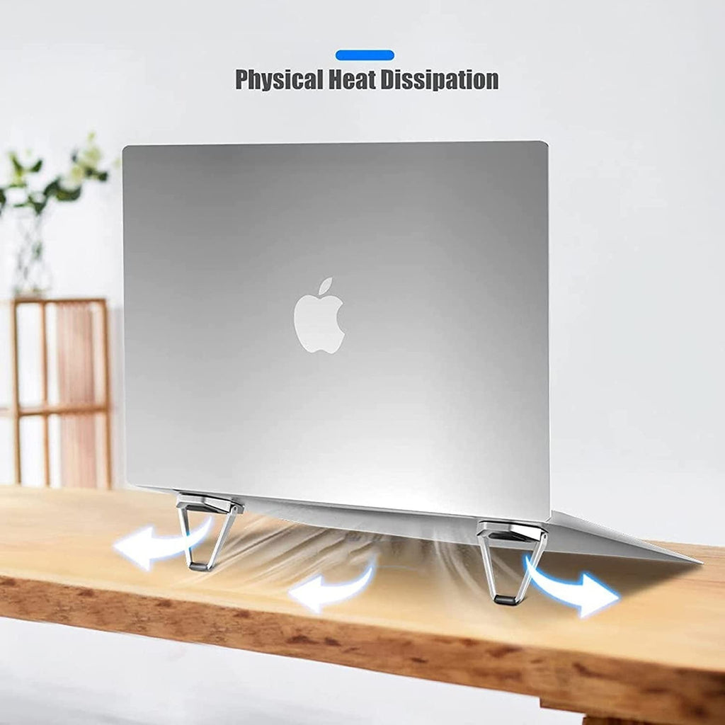 2 Pcs- Foldable Laptop Stand– Non-Slip Notebook Riser