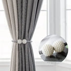 Silver (সিলভার) Luxury Magnetic Curtain Tie Backs (2 পিস সেট)