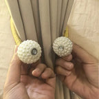 Camel (ক্যামেল) Luxury Magnetic Curtain Tie Backs (2 পিস সেট)