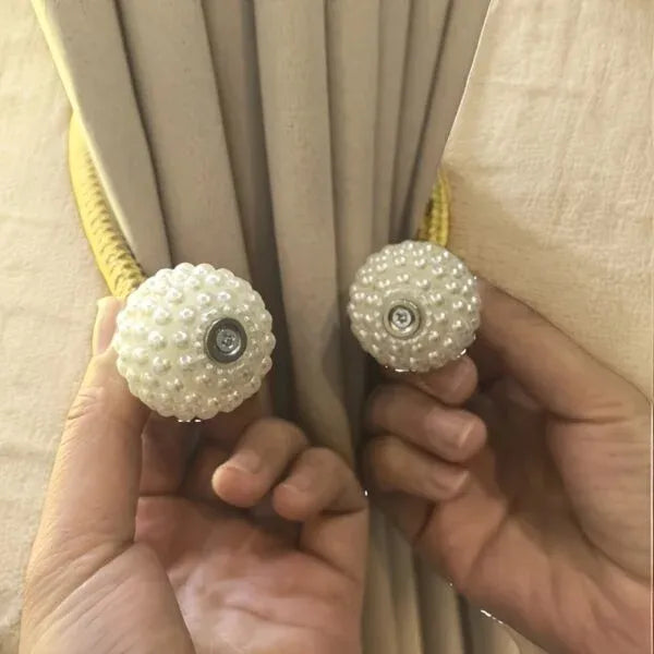 Camel (ক্যামেল) Luxury Magnetic Curtain Tie Backs (2 পিস সেট)