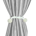 White (সাদা) Luxury Magnetic Curtain Tie Backs (2 পিস সেট)