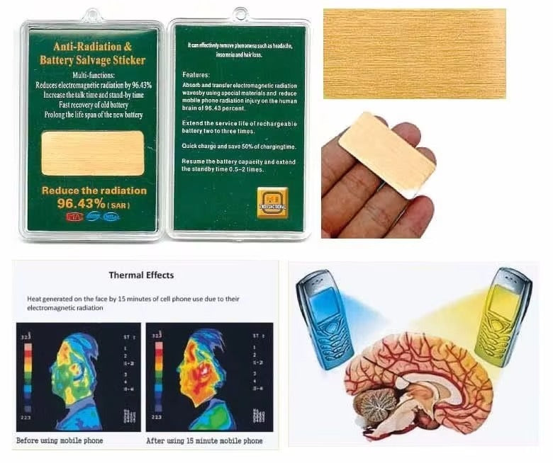 Compact Anti-Radiation EMF Protection Patch –Heat-Absorbing Sticker