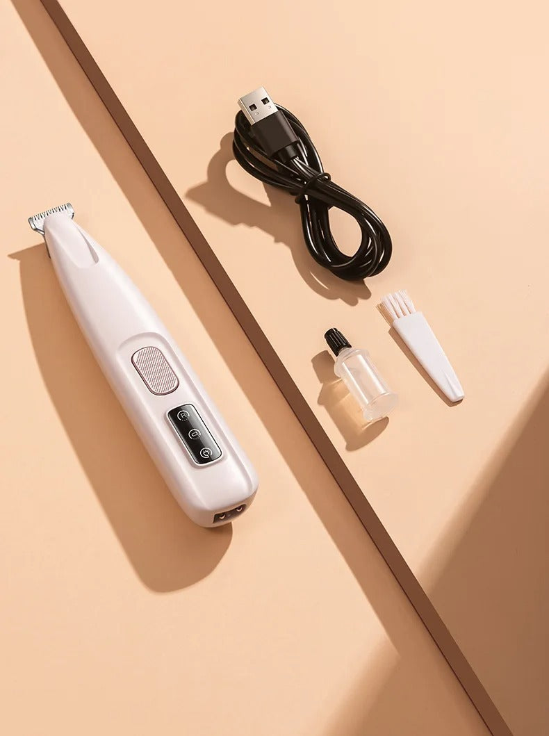 Pet Hair Trimmer with LED Display – Professional Grooming for Cats & Dogs