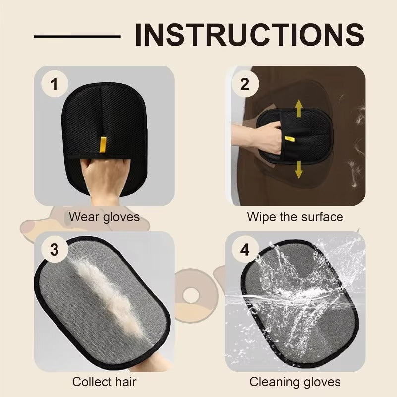 Premium Pet Grooming Gloves