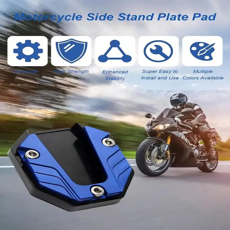 Blue- Aluminum Bike Kickstand Extender