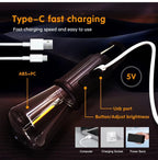 3pcs- Type-C USB Rechargeable LED Camping Lamp – Bright, Durable & Waterproof