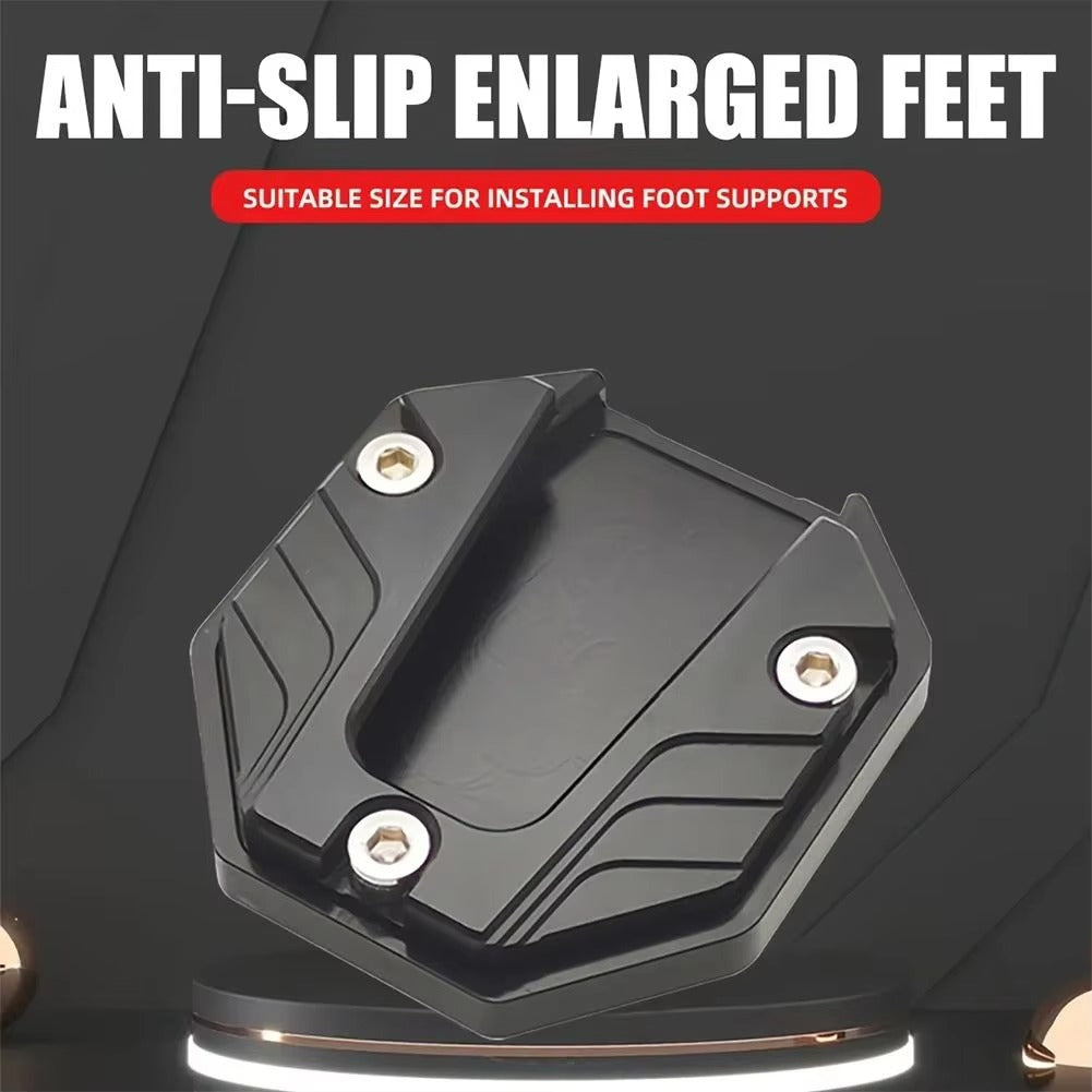 Black- Aluminum Bike Kickstand Extender