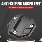 Black- Aluminum Bike Kickstand Extender