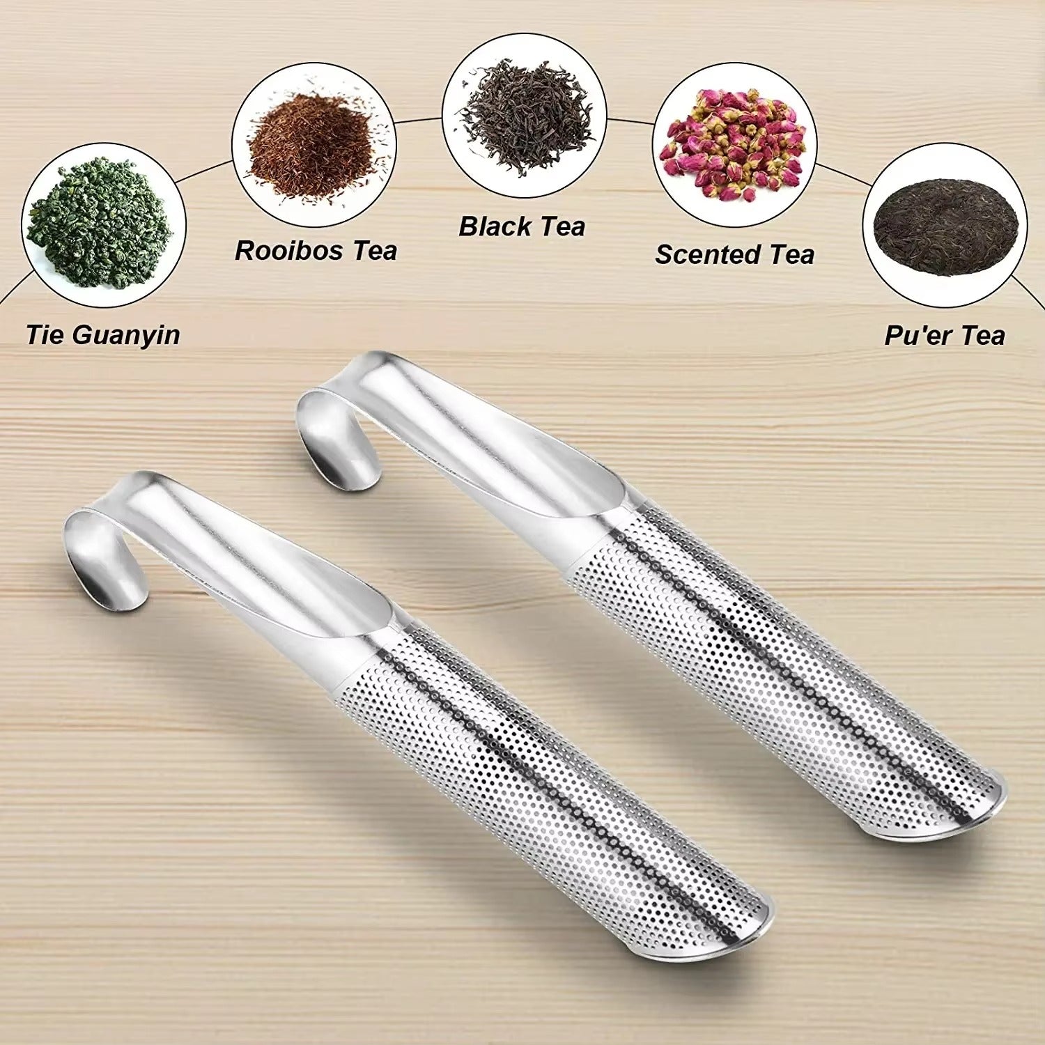 2Pcs- Stainless Steel Tea Infuser