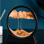 3D Deep Sea Sandscape – Moving Quicksand Flow Art -[Golden Brown]