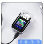 Type-C Rechargeable Dual Arc Lighter – Transparent Shell & LED Battery Indicator