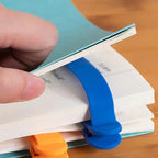 [6 pcs] Silicone Bookmarks Set