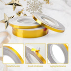 166 Feet (Golden color) Self-Adhesive Waterproof Tile Gap Tape for Floor and Wall Sealing