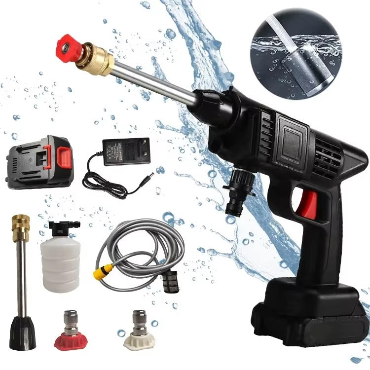 Portable High-Pressure Water Spray Gun (2 Batteries )