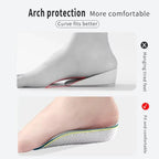 [২ - জোড়া]- Arch Support Height Increase Insoles (1.5 inch)