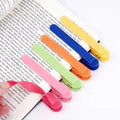 [6 pcs] Silicone Bookmarks Set