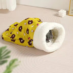 Premium Warm Cat Sleeping Bag -[Yellow]