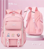 Luxury-Style Waterproof School Bag -[Pink]