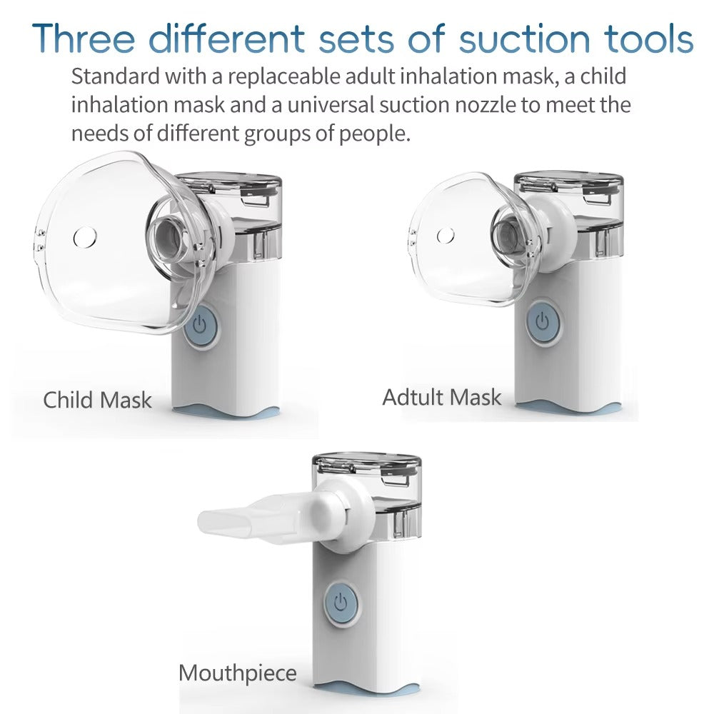 Mesh Nebulizer – Handheld Inhaler for Kids & Adults