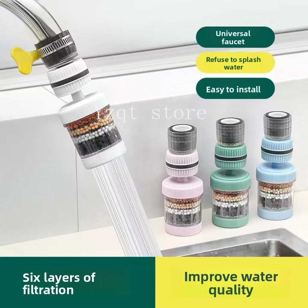 3 Pcs- 360 Degree Rotatable 6 Layers Water Filter Tap